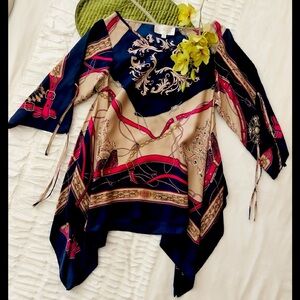 Julie Brown 💜 silk top size 2